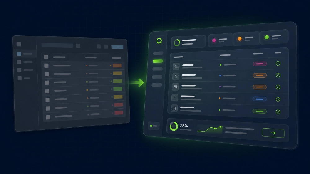 Modernisation d'interface